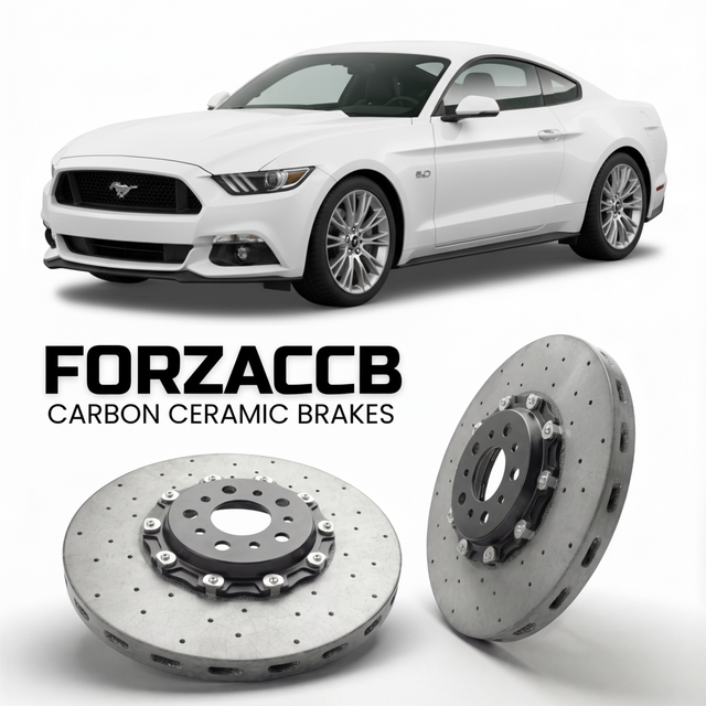 Carbon Ceramic Brake Rotors for Ford Mustang VI (2015-2017) | CCB OEM Replacement / Conversion Upgrade Kit