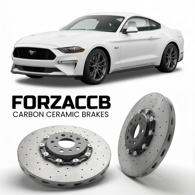 Carbon Ceramic Brake Rotors for Ford Mustang VII (2023+) | CCB OEM Replacement / Conversion Upgrade Kit