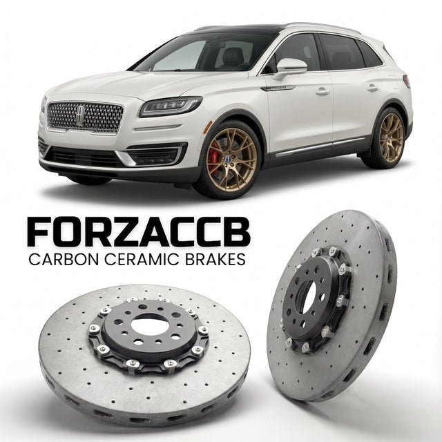 Carbon Ceramic Brake Rotors for Lincoln Nautilus I (2018-2020) | CCB OEM Replacement / Conversion Upgrade Kit