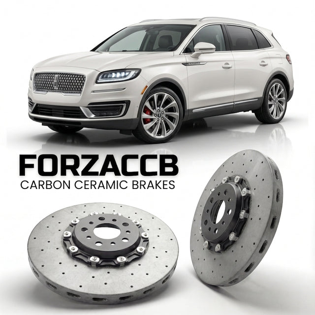 Carbon Ceramic Brake Rotors for Lincoln Nautilus I (facelift 2020 (2020-2023) | CCB OEM Replacement / Conversion Upgrade Kit
