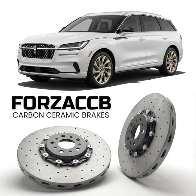 Carbon Ceramic Brake Rotors for Lincoln Nautilus II (2023+) | CCB OEM Replacement / Conversion Upgrade Kit
