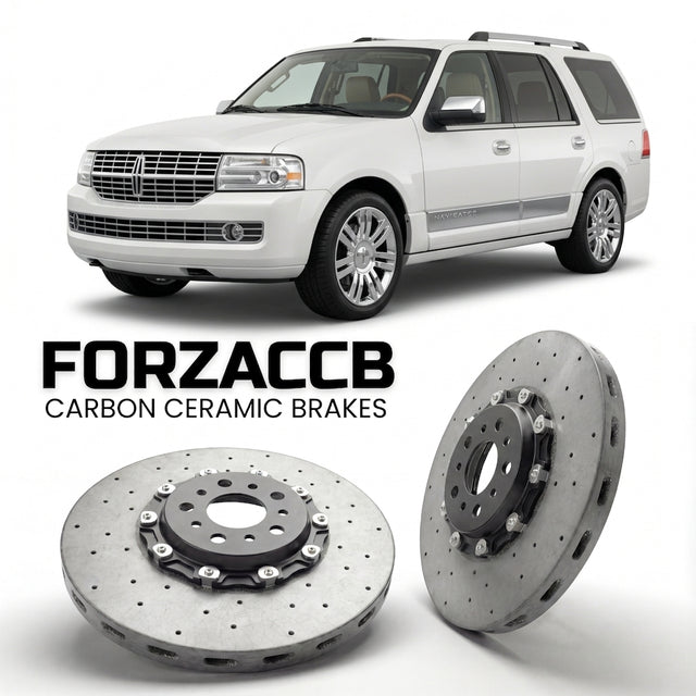 Carbon Ceramic Brake Rotors for Lincoln Navigator III (2006-2014) | CCB OEM Replacement / Conversion Upgrade Kit