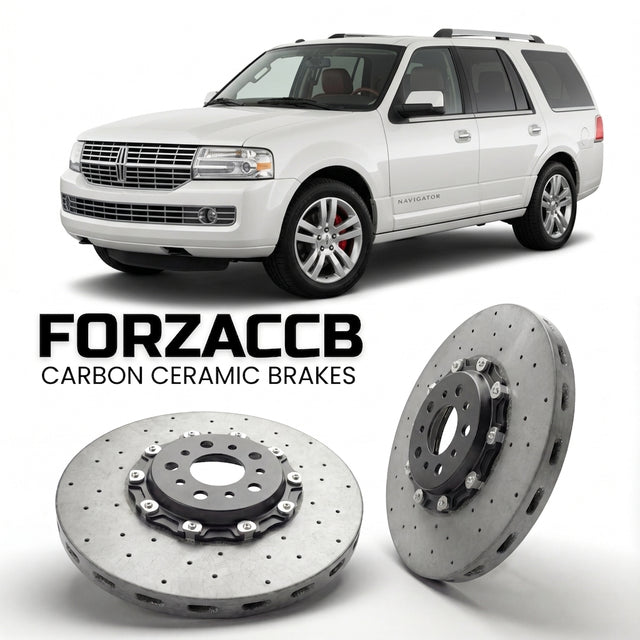 Carbon Ceramic Brake Rotors for Lincoln Navigator III L (2006-2014) | CCB OEM Replacement / Conversion Upgrade Kit