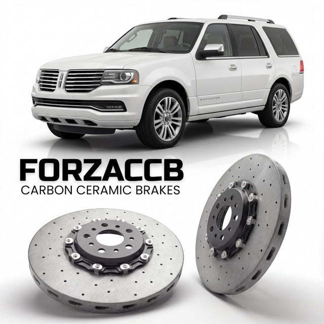Carbon Ceramic Brake Rotors for Lincoln Navigator III (facelift 2015 (2014-2017) | CCB OEM Replacement / Conversion Upgrade Kit