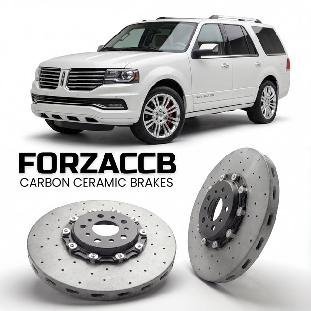 Carbon Ceramic Brake Rotors for Lincoln Navigator III L (facelift 2015 (2014-2017) | CCB OEM Replacement / Conversion Upgrade Kit