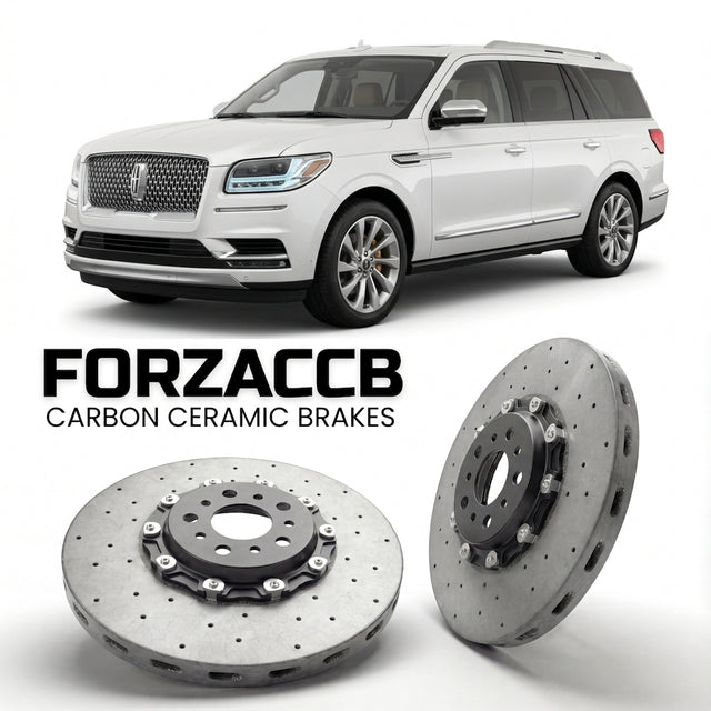 Carbon Ceramic Brake Rotors for Lincoln Navigator IV L (2017-2021) | CCB OEM Replacement / Conversion Upgrade Kit