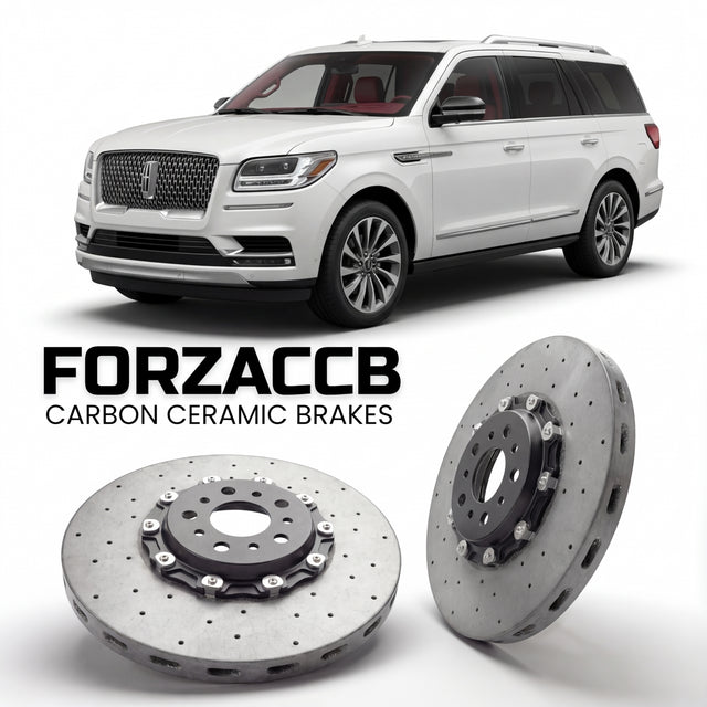 Carbon Ceramic Brake Rotors for Lincoln Navigator IV L (facelift 2021 (2021-2024) | CCB OEM Replacement / Conversion Upgrade Kit