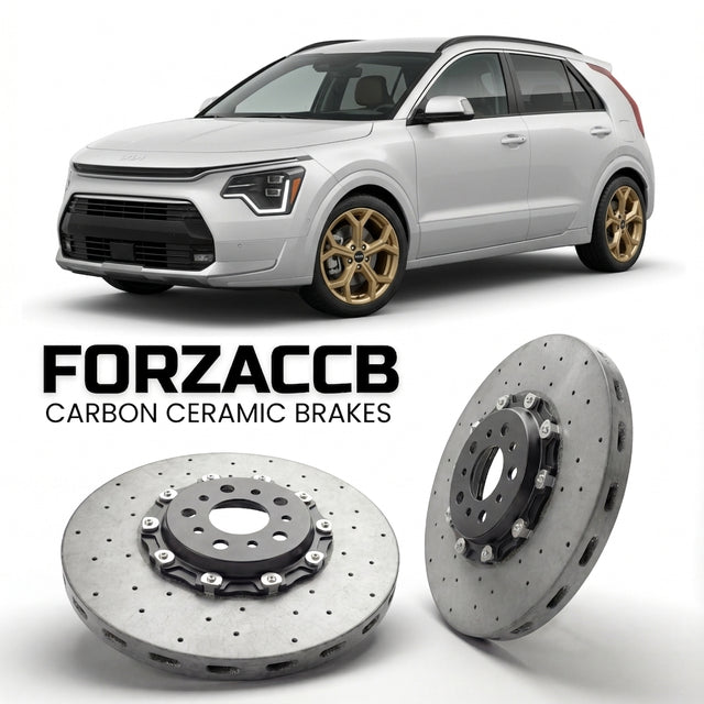 Carbon Ceramic Brake Rotors for Kia Niro II (2022+) | CCB OEM Replacement / Conversion Upgrade Kit