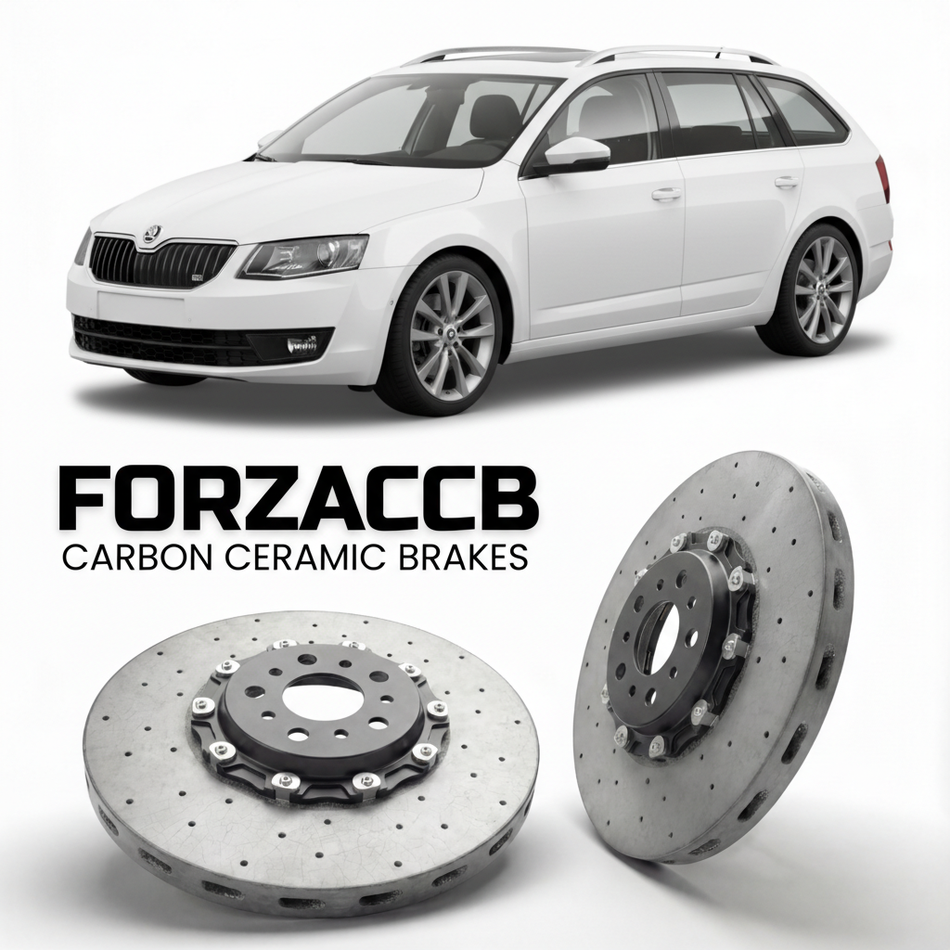 Carbon Ceramic Brake Rotors for Skoda Octavia III Combi 5E (2013-2020) | CCB OEM Replacement / Conversion Upgrade Kit