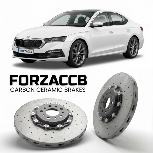 Carbon Ceramic Brake Rotors for Skoda Octavia IV NX (2020+) | CCB OEM Replacement / Conversion Upgrade Kit