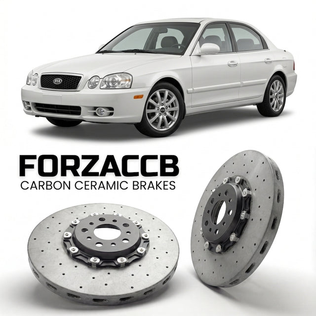Carbon Ceramic Brake Rotors for Kia Optima I (facelift 2003 (2005-2005) | CCB OEM Replacement / Conversion Upgrade Kit