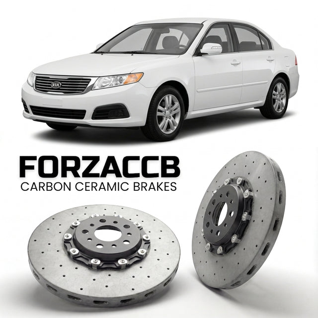 Carbon Ceramic Brake Rotors for Kia Optima II (2005-2008) | CCB OEM Replacement / Conversion Upgrade Kit