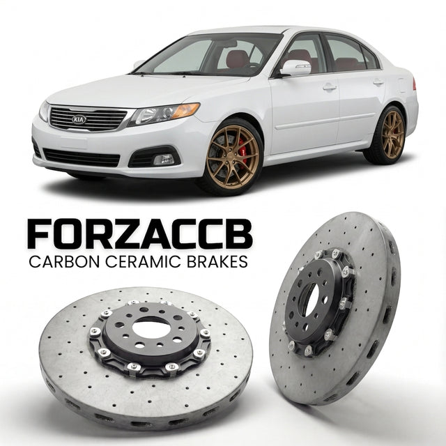 Carbon Ceramic Brake Rotors for Kia Optima II (facelift 2008 (2008-2010) | CCB OEM Replacement / Conversion Upgrade Kit