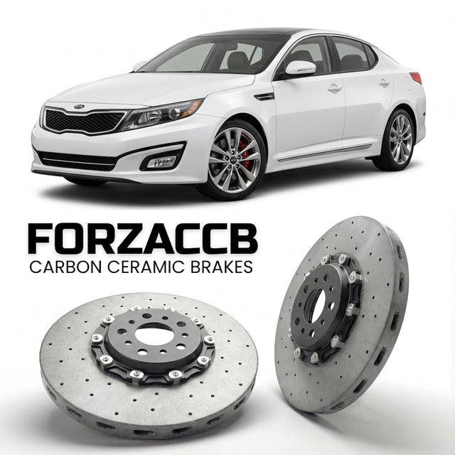 Carbon Ceramic Brake Rotors for Kia Optima III (2010-2013) | CCB OEM Replacement / Conversion Upgrade Kit