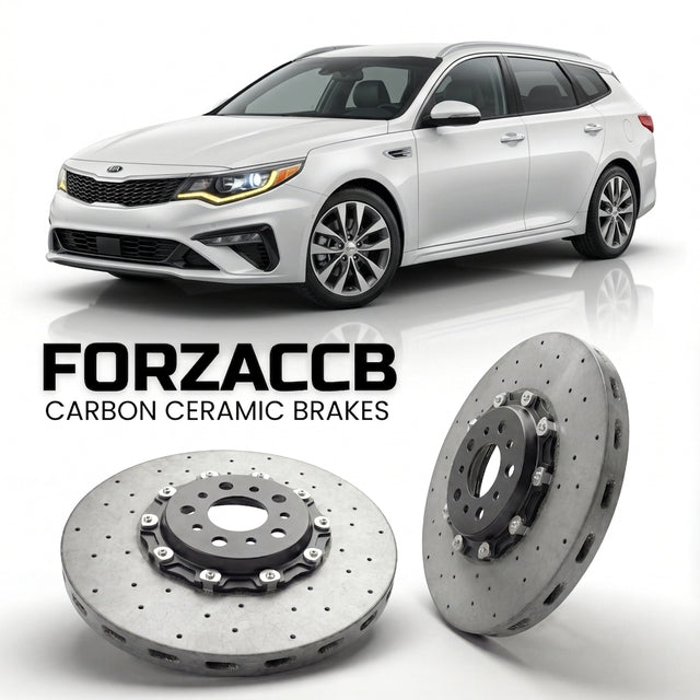 Carbon Ceramic Brake Rotors for Kia Optima IV Sportswagon (2016-2018) | CCB OEM Replacement / Conversion Upgrade Kit