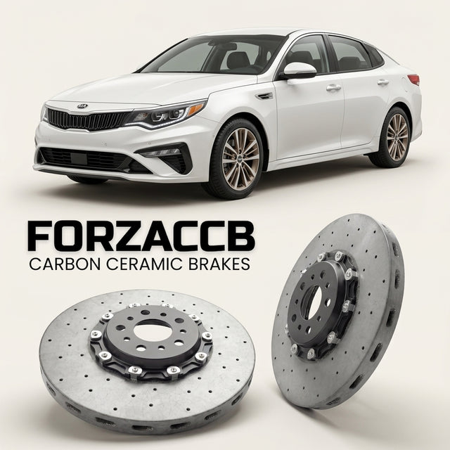 Carbon Ceramic Brake Rotors for Kia Optima IV (facelift 2018 (2018-2020) | CCB OEM Replacement / Conversion Upgrade Kit