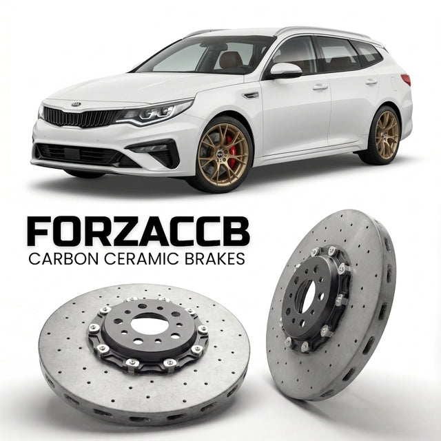Carbon Ceramic Brake Rotors for Kia Optima IV Sportswagon (facelift 2018 (2018-2020) | CCB OEM Replacement / Conversion Upgrade Kit