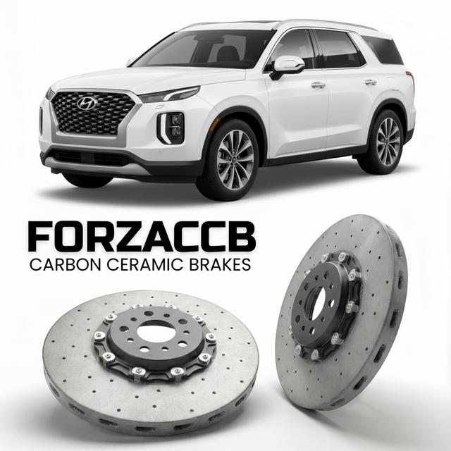 Carbon Ceramic Brake Rotors for Hyundai Palisade pre-facelift (2019-2022) | CCB OEM Replacement / Conversion Upgrade Kit