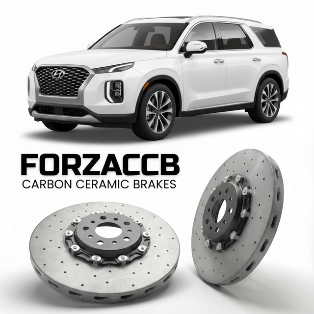 Carbon Ceramic Brake Rotors for Hyundai Palisade Gen 2 (2026-2026) | CCB OEM Replacement / Conversion Upgrade Kit