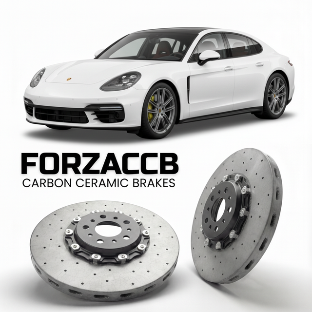 Carbon Ceramic Brake Rotors for Porsche Panamera 4S 971 (2017+) | CCB OEM Replacement / Conversion Upgrade Kit