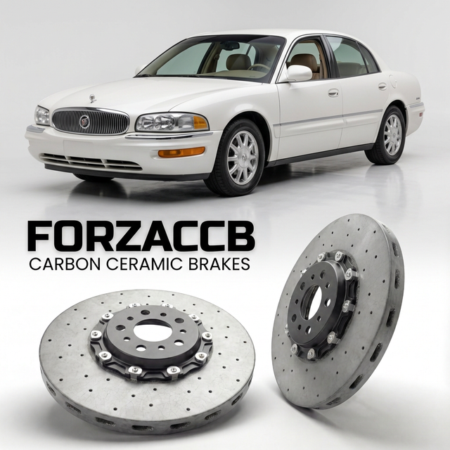 Carbon Ceramic Brake Rotors for Buick Park Avenue CW52K (2005-2005) | CCB OEM Replacement / Conversion Upgrade Kit
