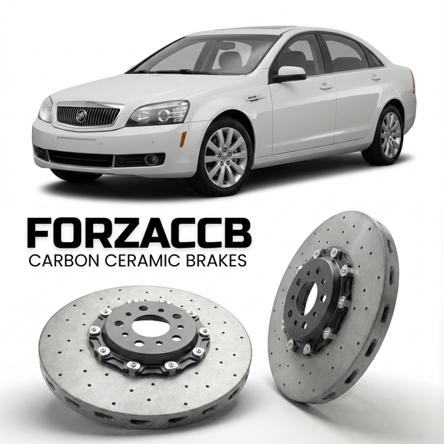 Carbon Ceramic Brake Rotors for Buick Park Avenue Shanghai (2007-2012) | CCB OEM Replacement / Conversion Upgrade Kit