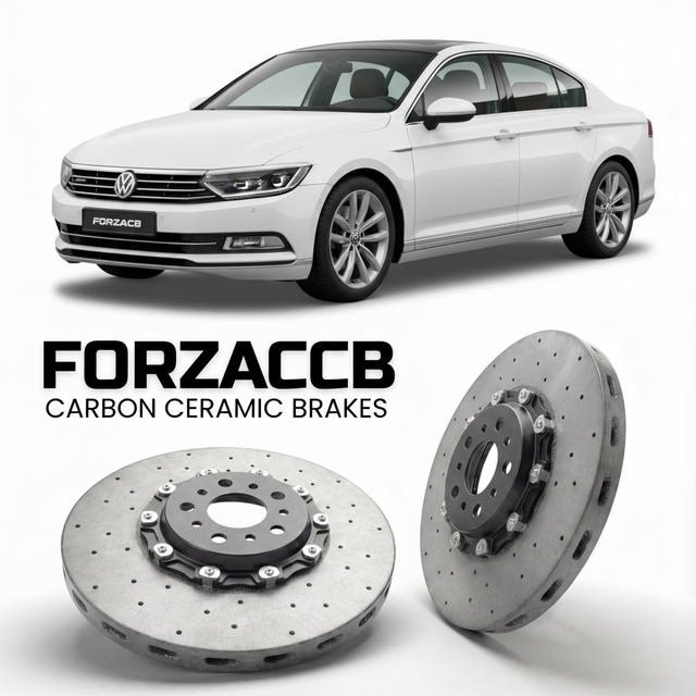 Carbon Ceramic Brake Rotors for Volkswagen Passat B8 3G (2014-2023) | CCB OEM Replacement / Conversion Upgrade Kit