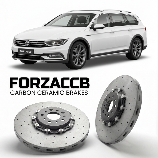 Carbon Ceramic Brake Rotors for Volkswagen Passat Alltrack B8 3G (2015-2023) | CCB OEM Replacement / Conversion Upgrade Kit