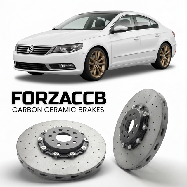 Carbon Ceramic Brake Rotors for Volkswagen Passat CC 3C (2010-2012) | CCB OEM Replacement / Conversion Upgrade Kit
