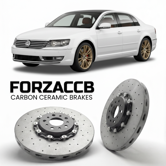 Carbon Ceramic Brake Rotors for Volkswagen Phaeton GP3/GP4 (2010-2016) | CCB OEM Replacement / Conversion Upgrade Kit