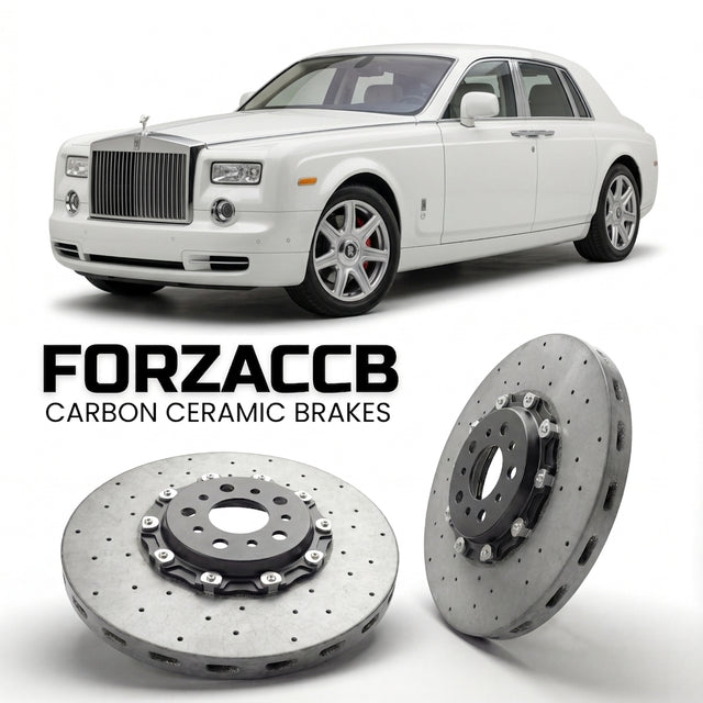 Carbon Ceramic Brake Rotors for Rolls-Royce Phantom VII (2005-2012) | CCB OEM Replacement / Conversion Upgrade Kit