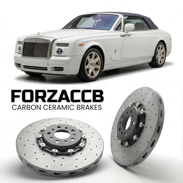Carbon Ceramic Brake Rotors for Rolls-Royce Phantom Drophead Coupe (2007-2016) | CCB OEM Replacement / Conversion Upgrade Kit