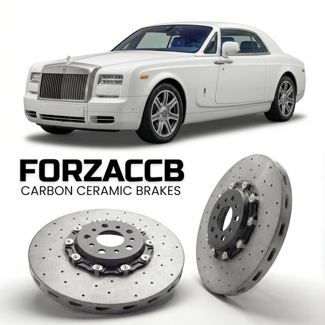 Carbon Ceramic Brake Rotors for Rolls-Royce Phantom Coupe (facelift 2012 (2012-2016) | CCB OEM Replacement / Conversion Upgrade Kit