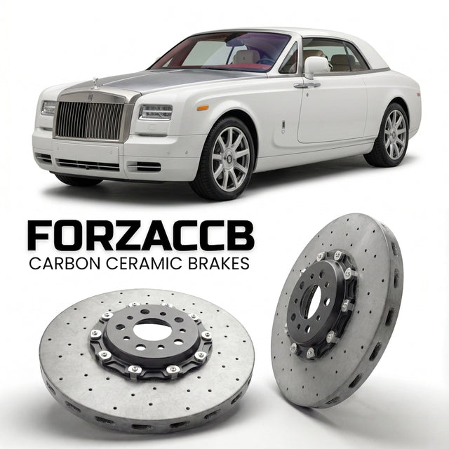 Carbon Ceramic Brake Rotors for Rolls-Royce Phantom Drophead Coupe (facelift 2012 (2012-2016) | CCB OEM Replacement / Conversion Upgrade Kit