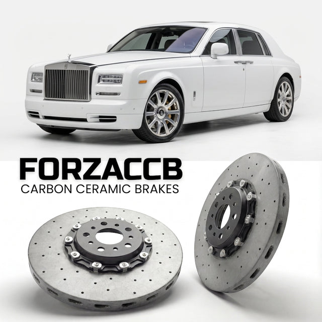 Carbon Ceramic Brake Rotors for Rolls-Royce Phantom Extended Wheelbase VII (facelift 2012 (2012-2016) | CCB OEM Replacement / Conversion Upgrade Kit