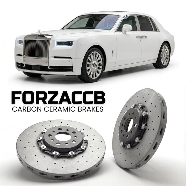 Carbon Ceramic Brake Rotors for Rolls-Royce Phantom VIII (2017+) | CCB OEM Replacement / Conversion Upgrade Kit