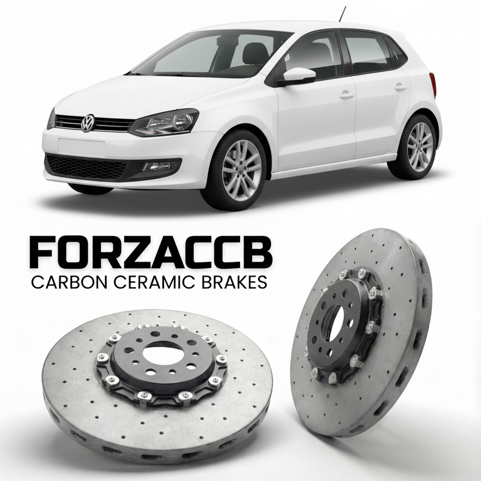 Carbon Ceramic Brake Rotors for Volkswagen Polo Mk5 6R/6C (2010-2017) | CCB OEM Replacement / Conversion Upgrade Kit