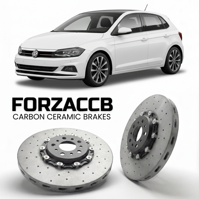 Carbon Ceramic Brake Rotors for Volkswagen Polo Mk6 AW/BZ (2017-) | CCB OEM Replacement / Conversion Upgrade Kit