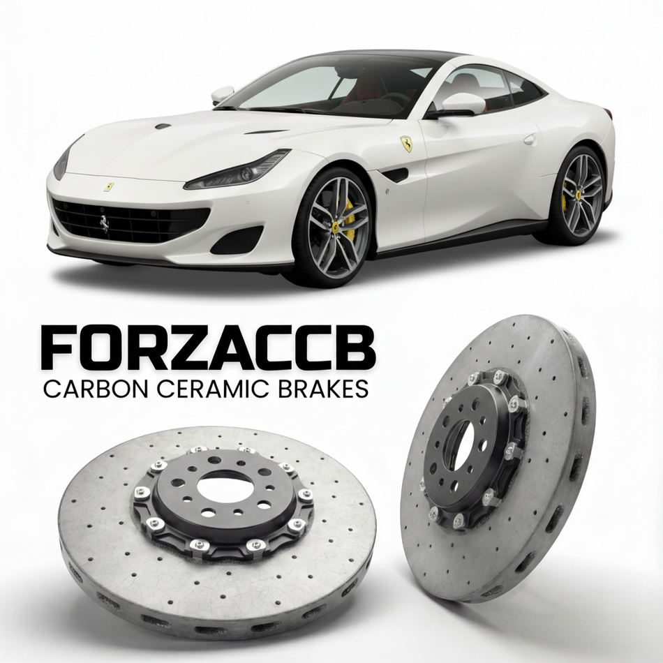Carbon Ceramic Brake Rotors for Ferrari Portofino (2017-2020) | CCB OEM Replacement / Conversion Upgrade Kit