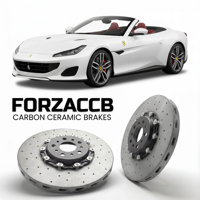 Carbon Ceramic Brake Rotors for Ferrari Portofino M (2020-2023) | CCB OEM Replacement / Conversion Upgrade Kit