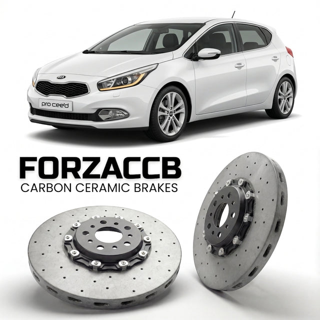 Carbon Ceramic Brake Rotors for Kia Pro Cee'd II (2013-2015) | CCB OEM Replacement / Conversion Upgrade Kit