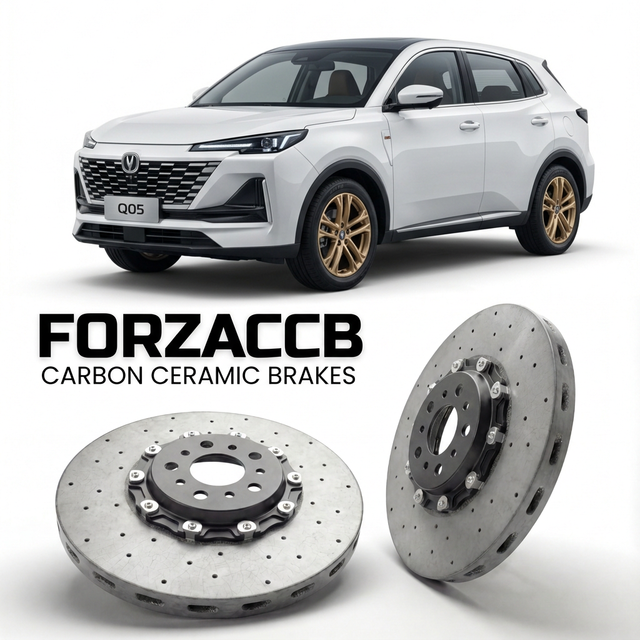 Carbon Ceramic Brake Rotors for Changan Nevo Q05 I (2024-2025) | CCB OEM Replacement / Conversion Upgrade Kit
