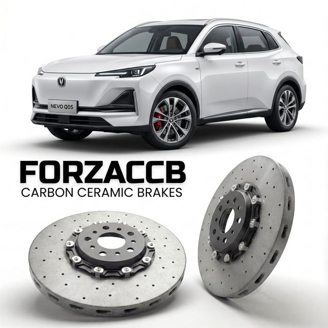 Carbon Ceramic Brake Rotors for Changan Nevo Q05 II (2025+) | CCB OEM Replacement / Conversion Upgrade Kit