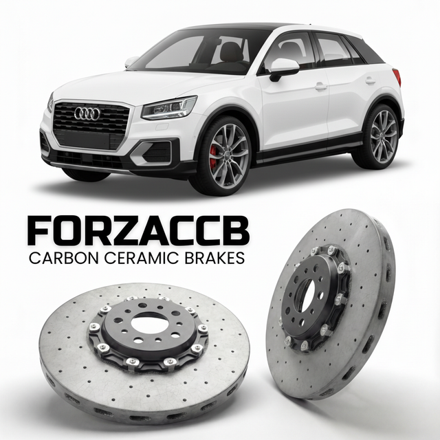 Carbon Ceramic Brake Rotors for Audi Q2 GA (2017+) | CCB OEM Replacement / Conversion Upgrade Kit