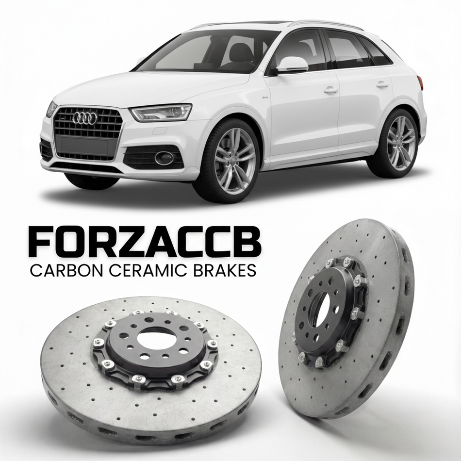 Carbon Ceramic Brake Rotors for Audi Q3 8U (2011-2018) | CCB OEM Replacement / Conversion Upgrade Kit