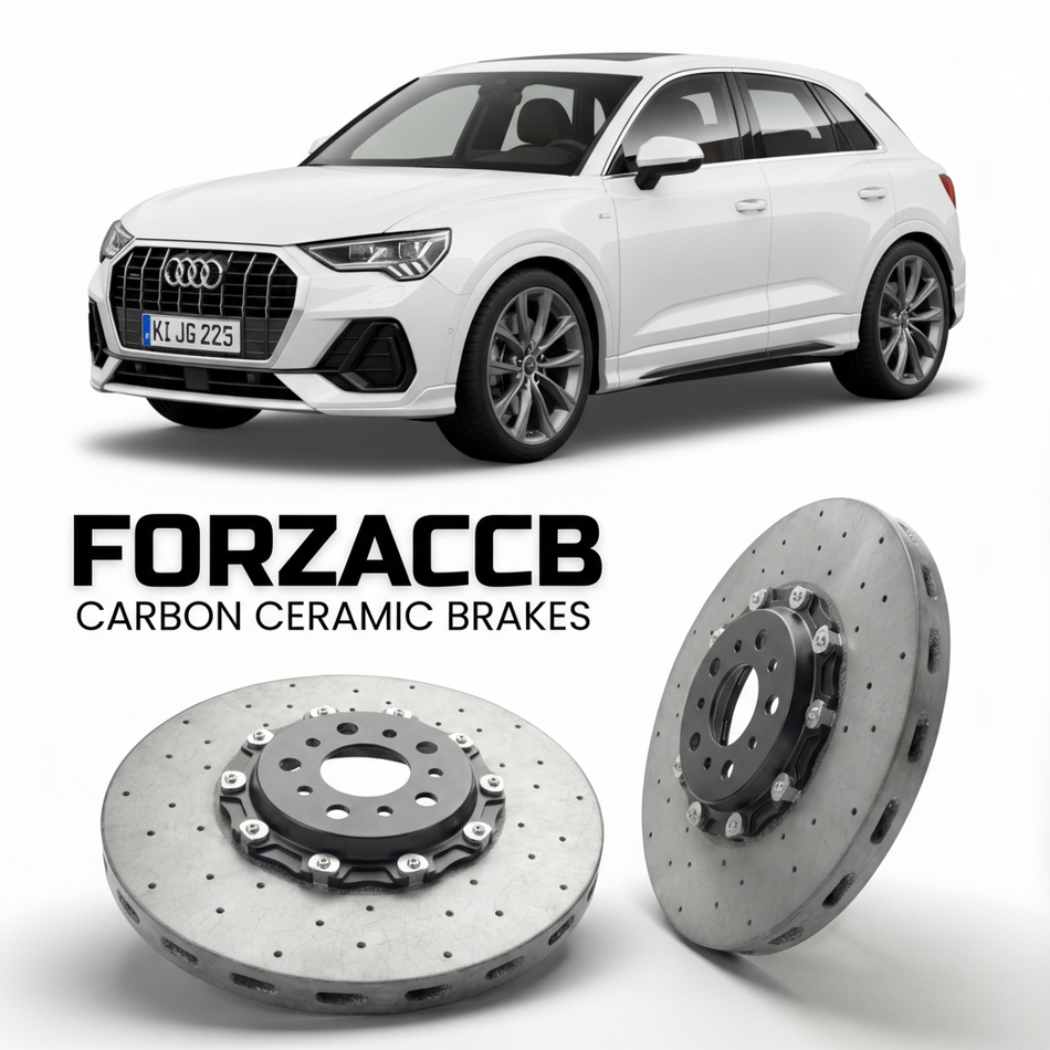 Carbon Ceramic Brake Rotors for Audi Q3 F3 (2018-2025) | CCB OEM Replacement / Conversion Upgrade Kit