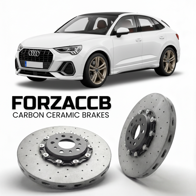 Carbon Ceramic Brake Rotors for Audi Q3 Sportback F3 (2019-2025) | CCB OEM Replacement / Conversion Upgrade Kit