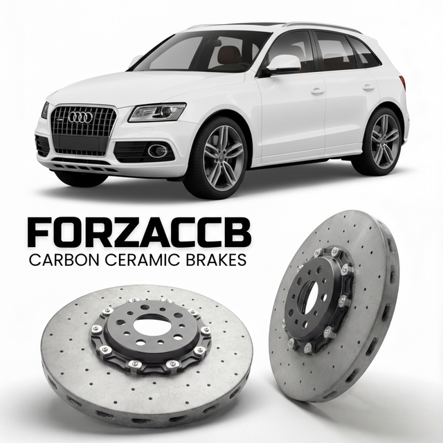 Carbon Ceramic Brake Rotors for Audi Q5 8R (2008-2017) | CCB OEM Replacement / Conversion Upgrade Kit