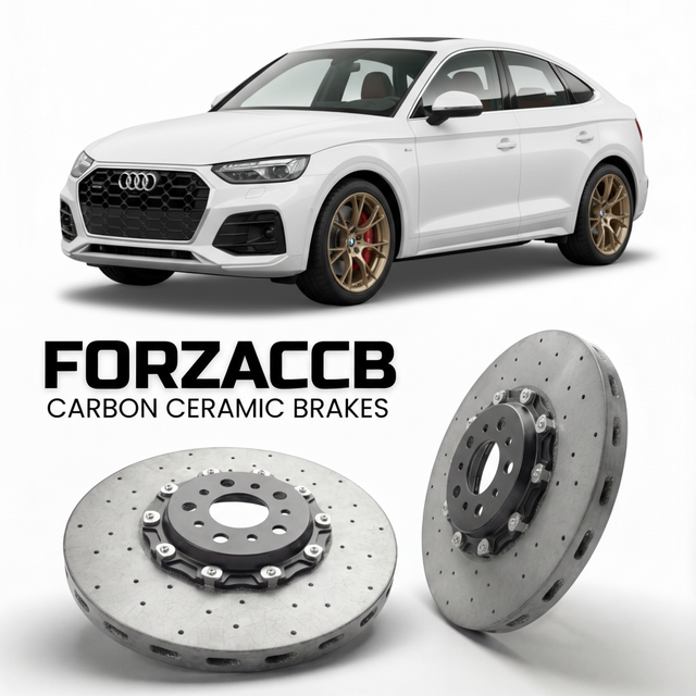 Carbon Ceramic Brake Rotors for Audi Q5 Sportback FY (2021-2024) | CCB OEM Replacement / Conversion Upgrade Kit