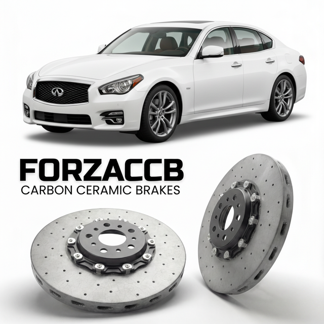 Carbon Ceramic Brake Rotors for Infiniti Q70 Y51 (2010-2019) | CCB OEM Replacement / Conversion Upgrade Kit